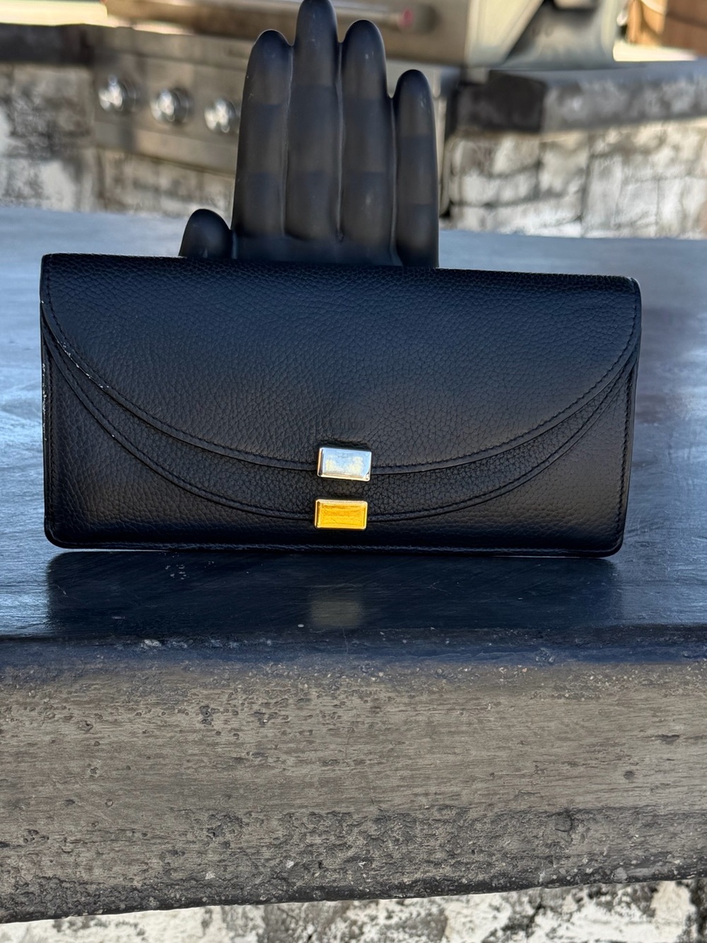 Chloe Georgia Leather Long Bifold Wallet